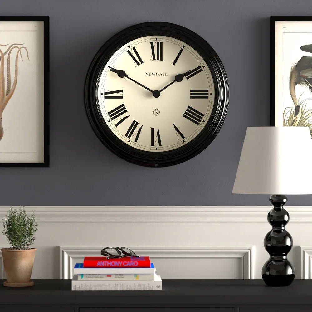 Newgate Notting Hill Wall Clock - Black - Wall Clocks