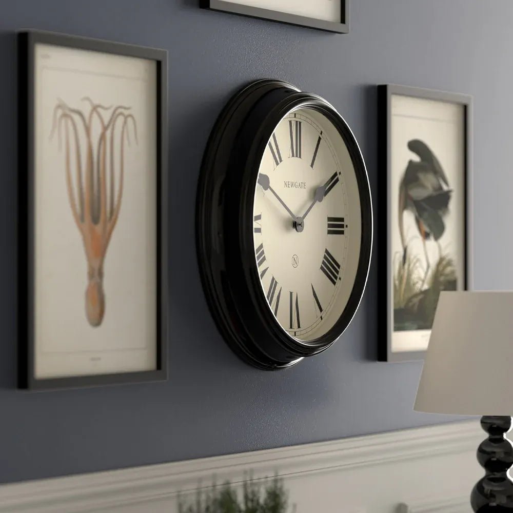 Newgate Notting Hill Wall Clock - Black - Wall Clocks