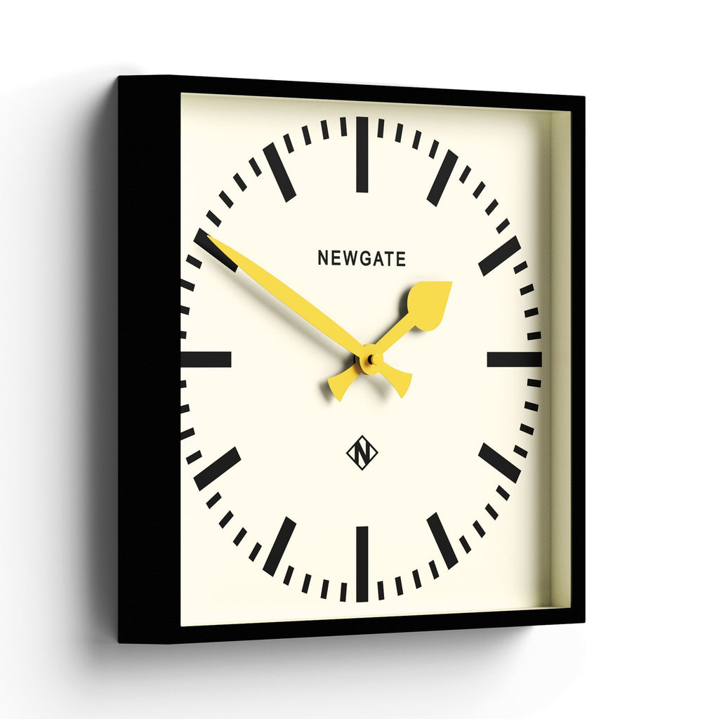 Newgate Number Five Wall Clock - Black - Wall Clocks | Infinity Clocks
