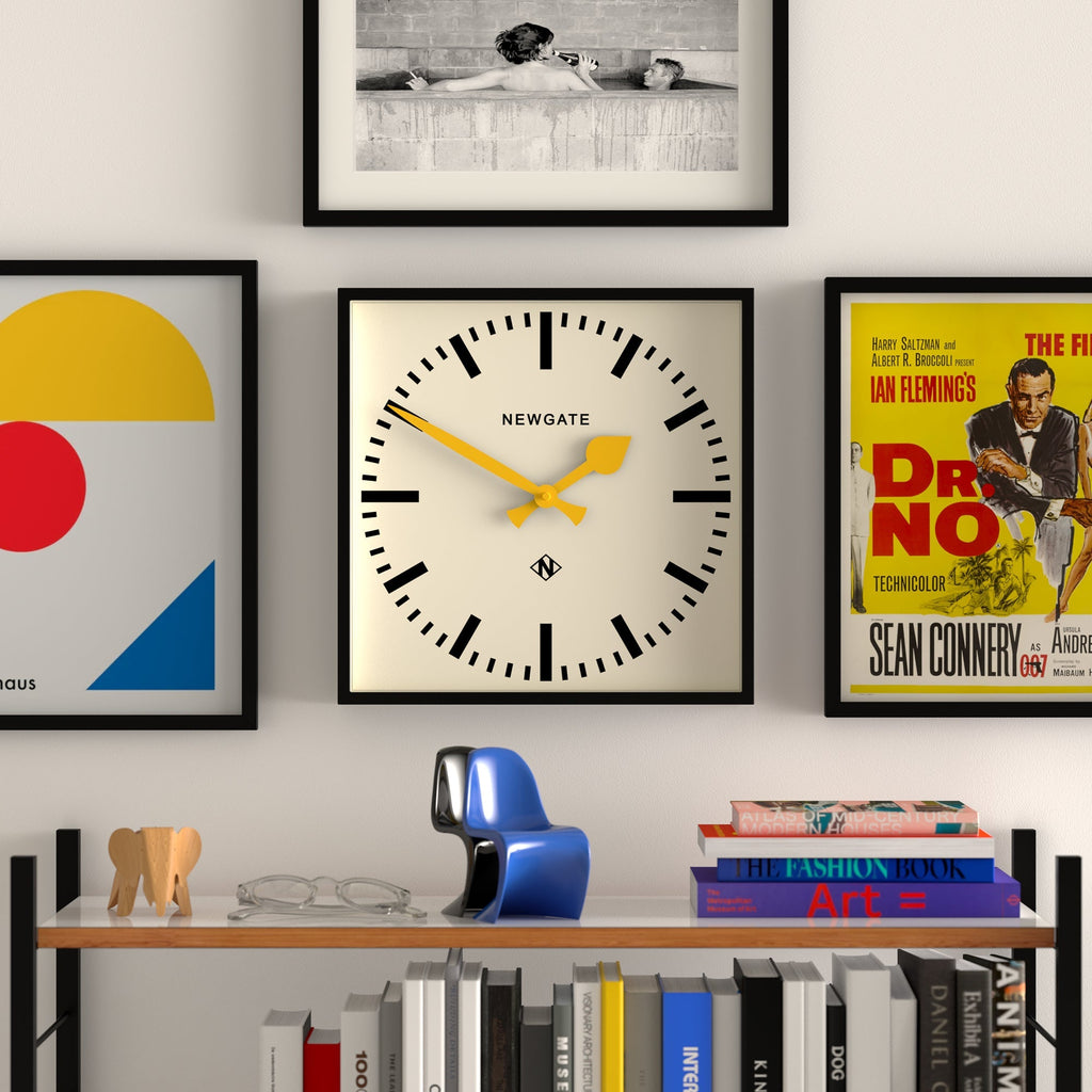 Newgate Number Five Wall Clock - Black - Wall Clocks | Infinity Clocks