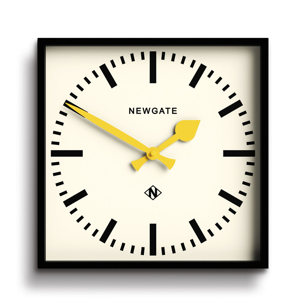 Newgate Number Five Wall Clock - Black - Wall Clocks | Infinity Clocks