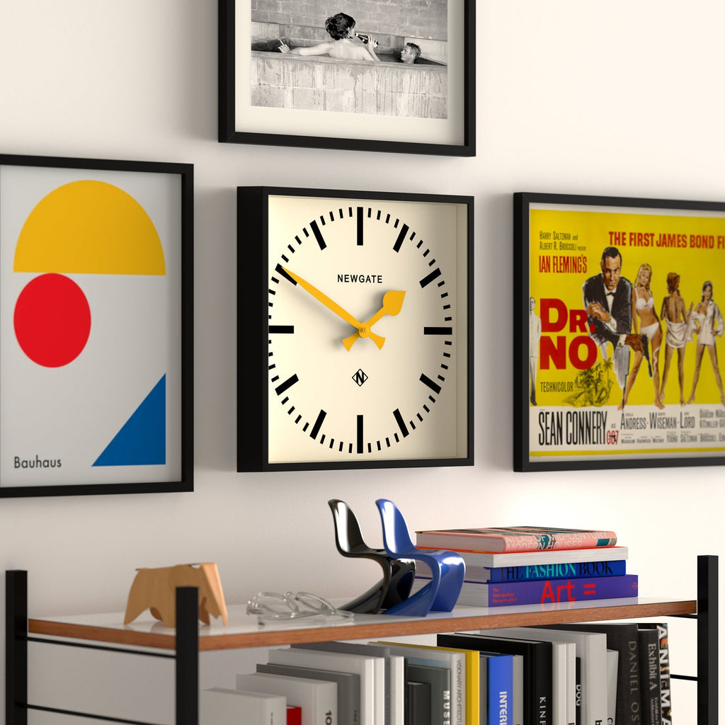 Newgate Number Five Wall Clock - Black - Wall Clocks | Infinity Clocks