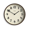 Newgate Number Four Theatre Wall Clock - Faux Dark Wood - Wall Clocks