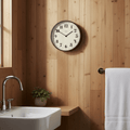 Newgate Number Four Theatre Wall Clock - Faux Dark Wood - Wall Clocks