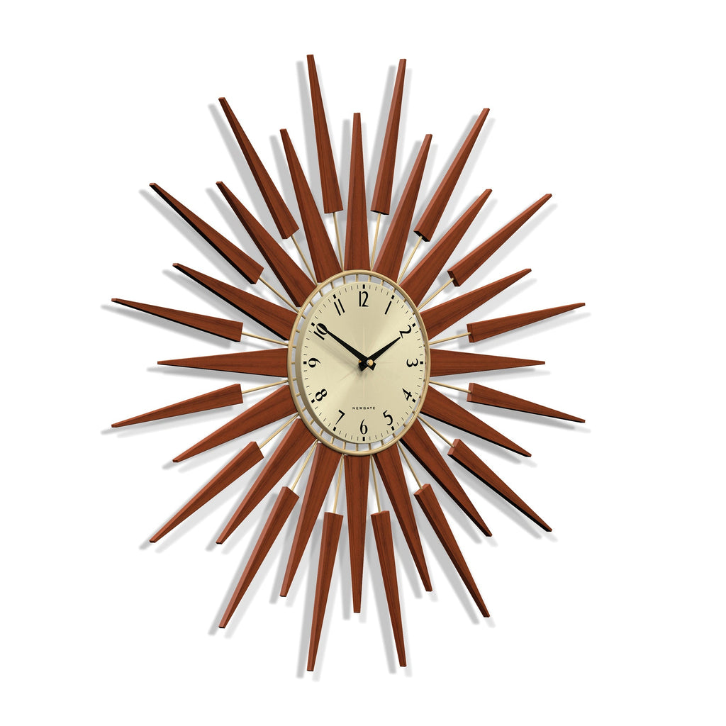 Newgate Pluto Wall Clock - Dark Oak - Wall Clocks