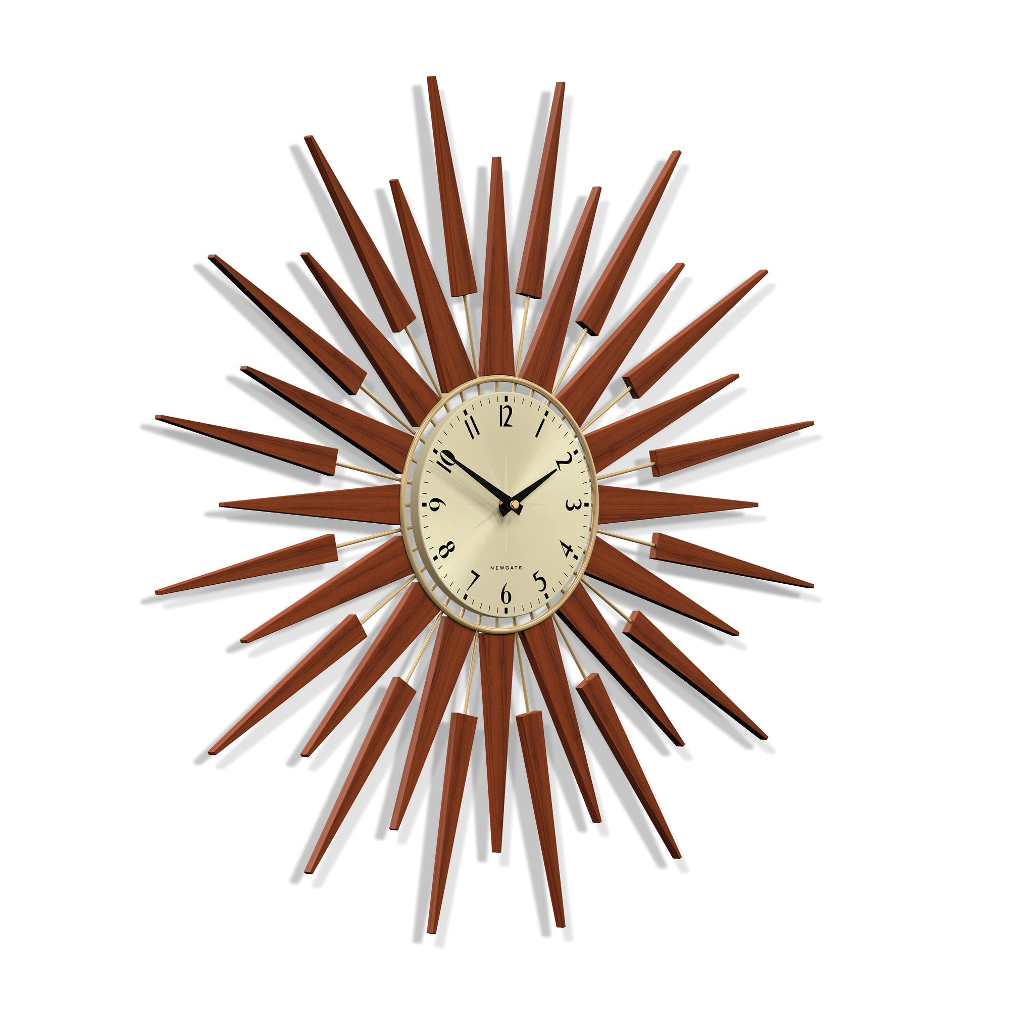 Newgate Pluto Wall Clock - Dark Oak - Wall Clocks