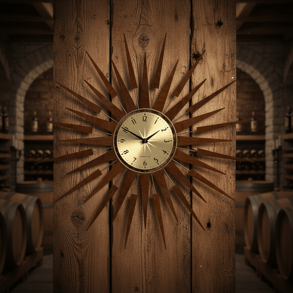 Newgate Pluto Wall Clock - Dark Oak - Wall Clocks