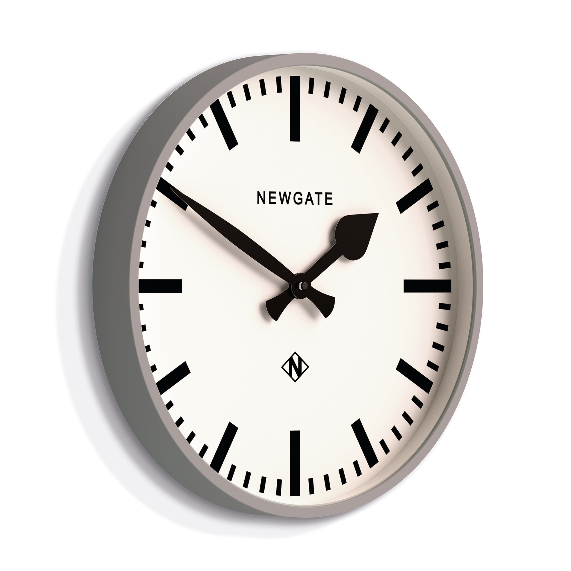 Newgate Railway Clock - Grey - Wall Clocks | Infinity Clocks