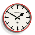 Newgate Railway Clock - Red - Wall Clocks | Infinity Clocks