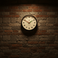 Newgate Superstore Wall Clock Alpha Dial - Black - Wall Clocks