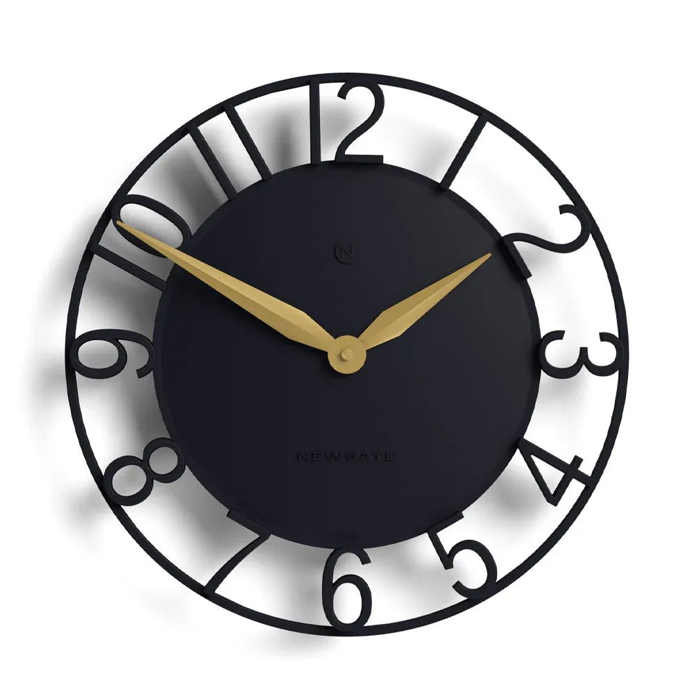 Newgate Time Traveller Wall Clock - Petrol Blue - Wall Clocks