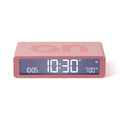 Lexon Flip Classic Reversible Alarm Clock - Pink - Desk Alarms