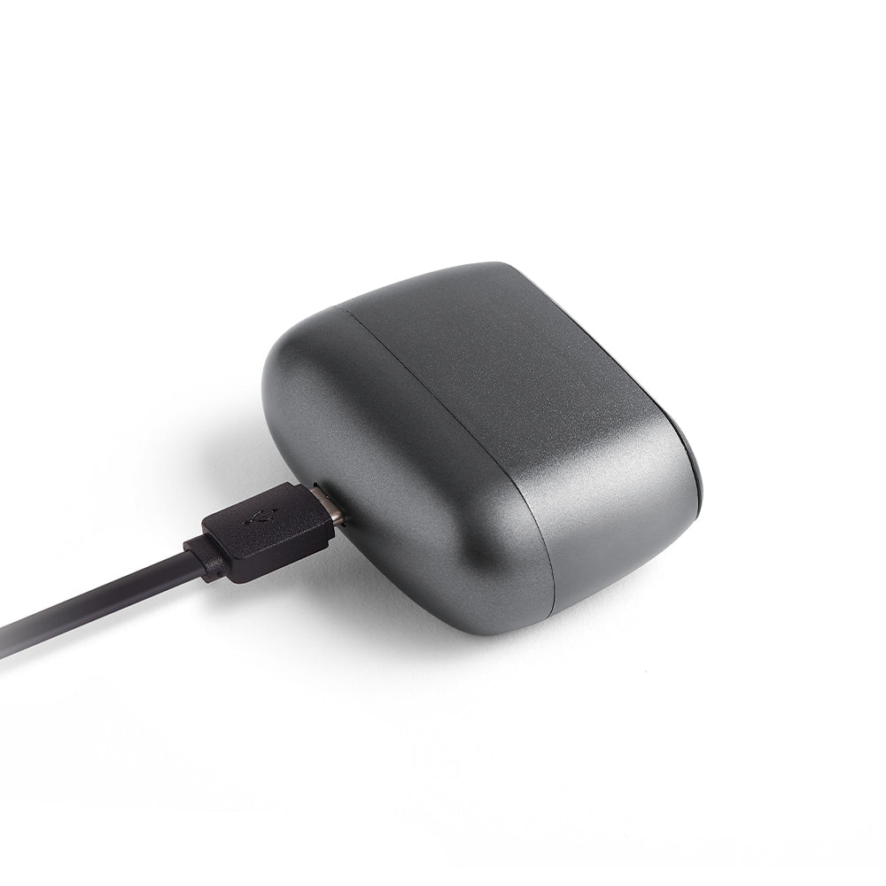 Lexon Minut Mini Alarm Clock - Gunmetal - Alarm Clocks
