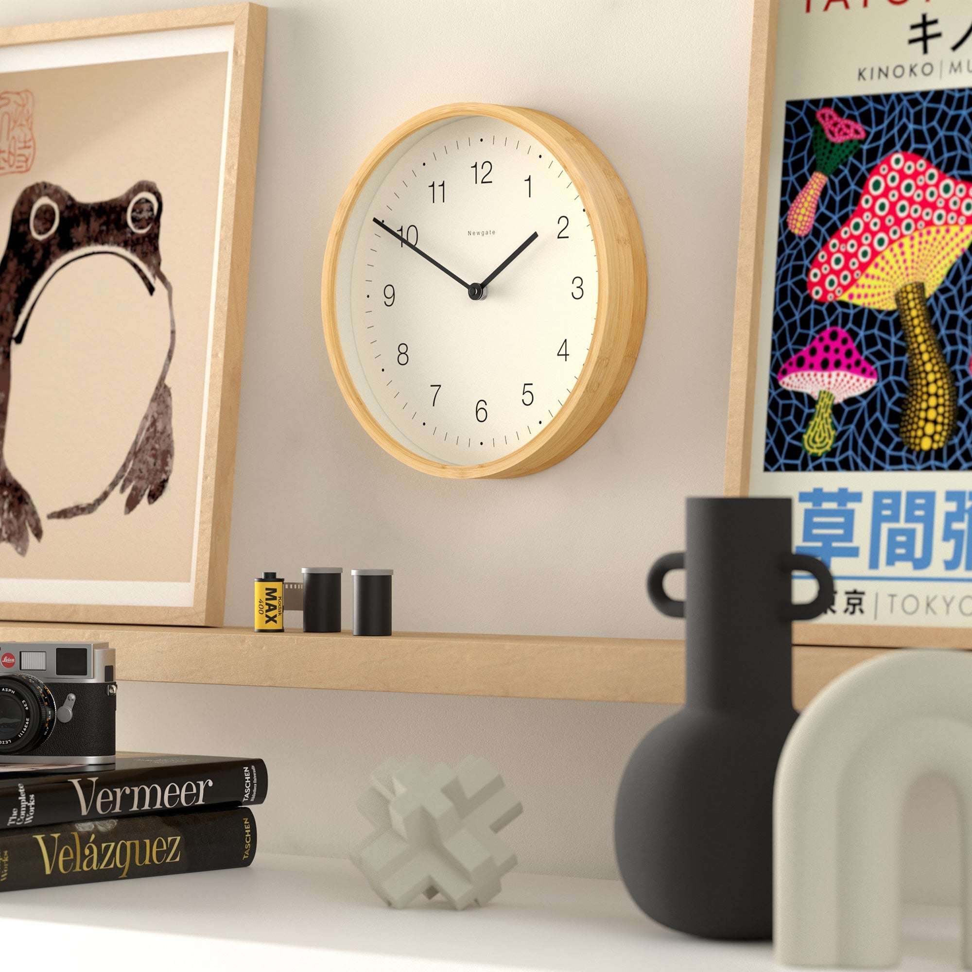Newgate Bali Wall Clock - Bamboo - Wall Clocks