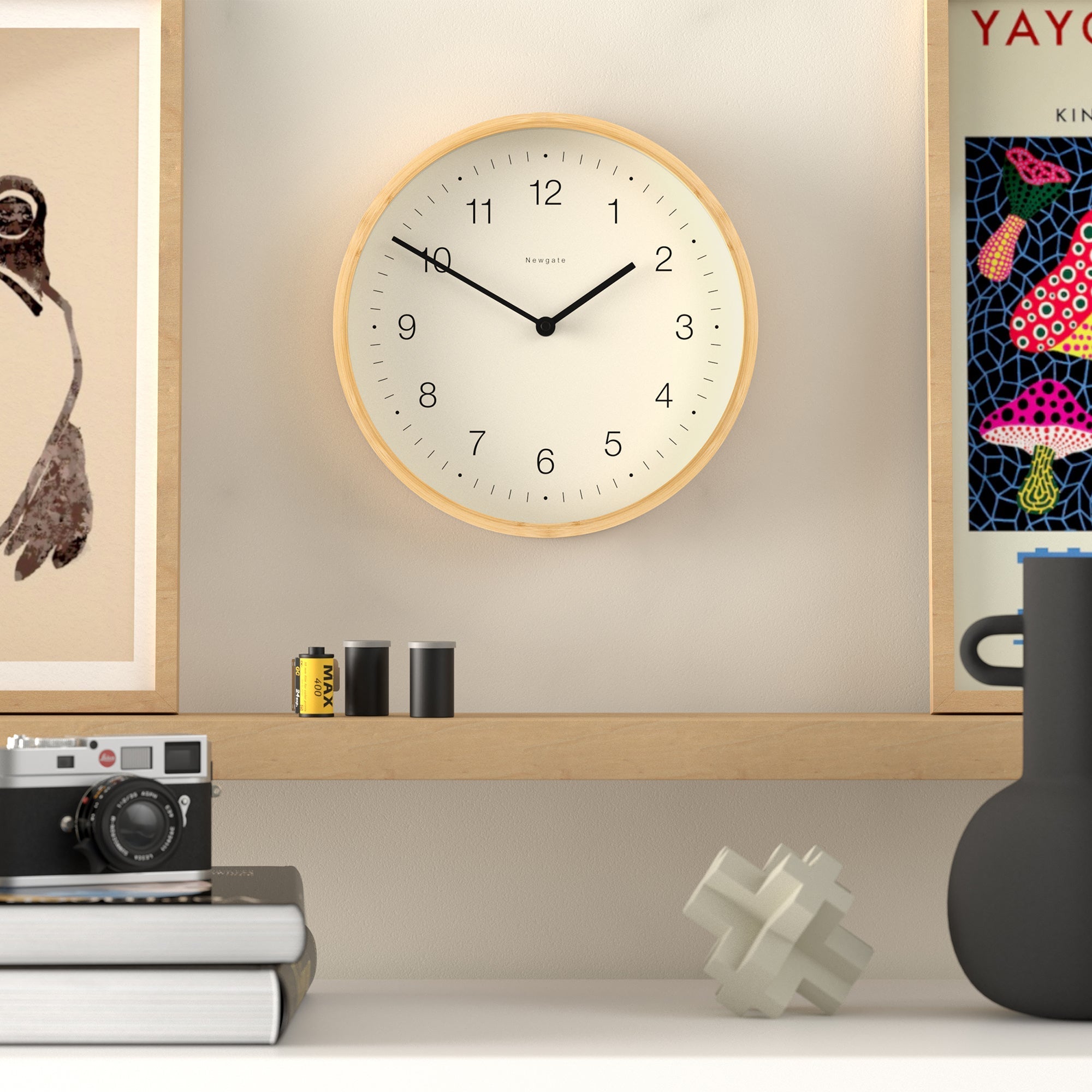 Newgate Bali Wall Clock - Bamboo - Wall Clocks