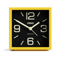 Newgate Cube Mantel Clock - Citrus Yellow - Desk and Shelf Clock