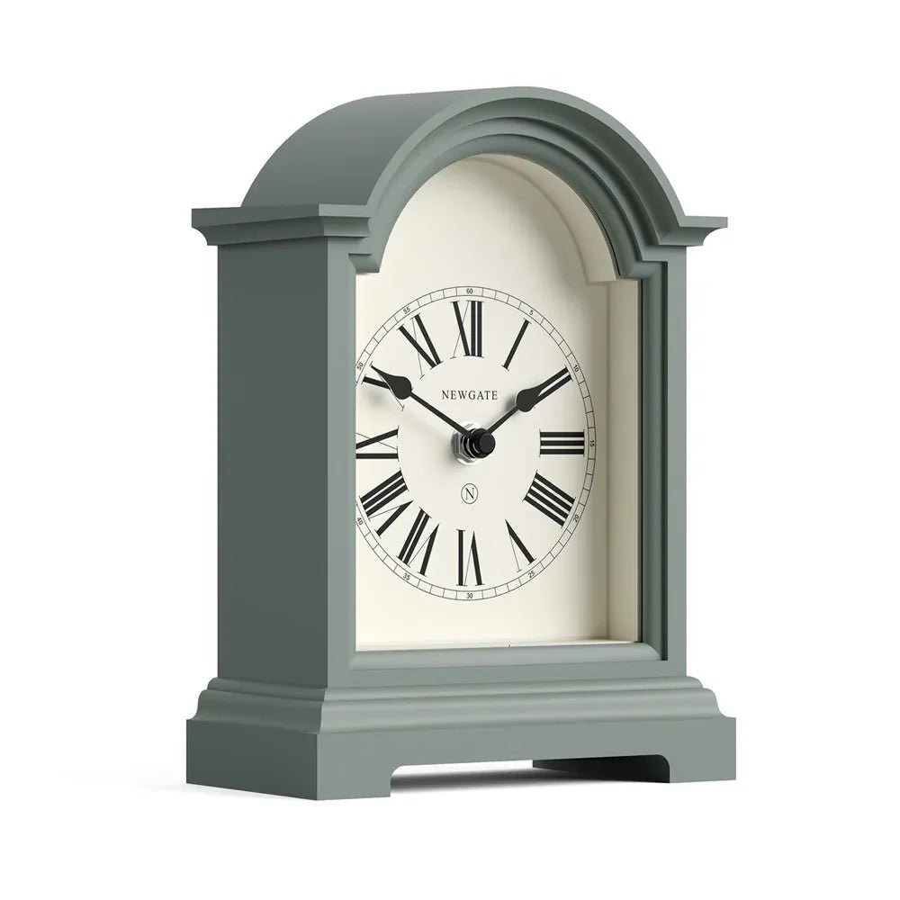 Newgate Fillmore Mantel Clock - Asparagus Green - Desk and Shelf Clock