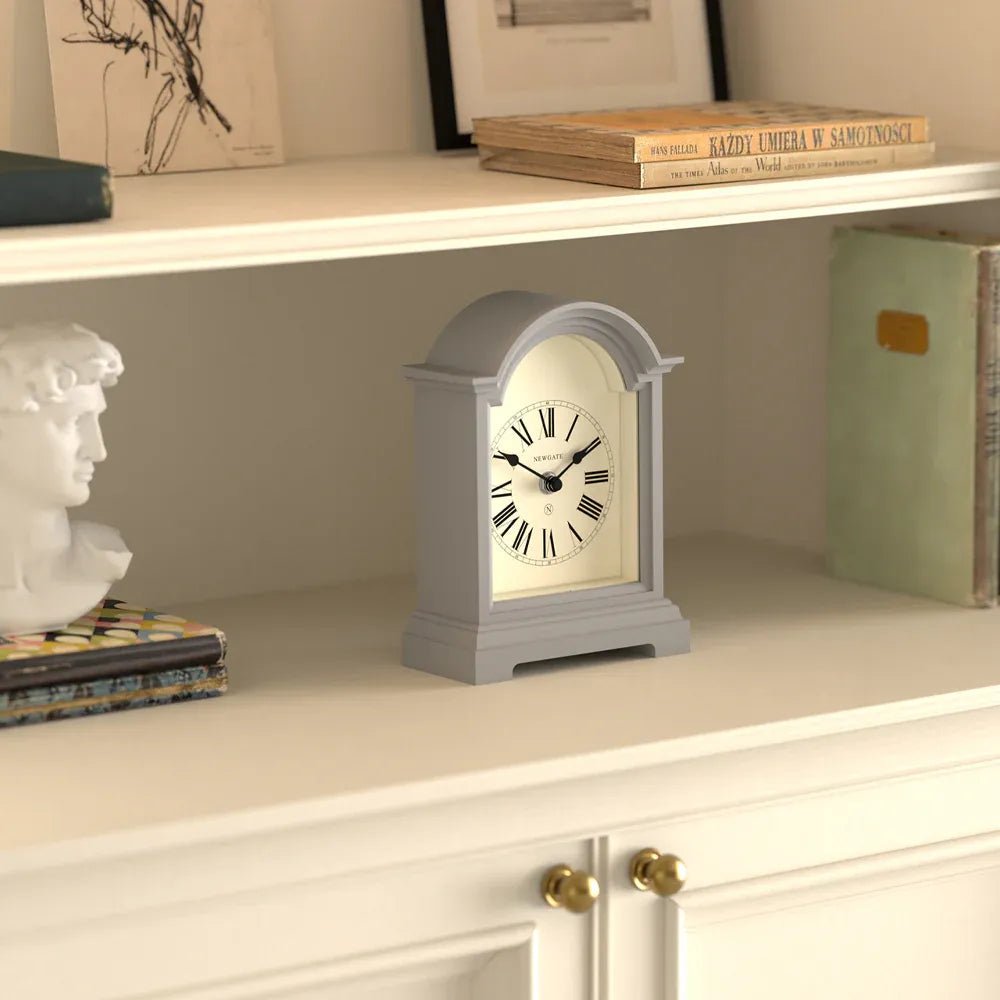 Newgate Fillmore Mantel Clock - Clockwork Grey - Desk and Shelf Clock