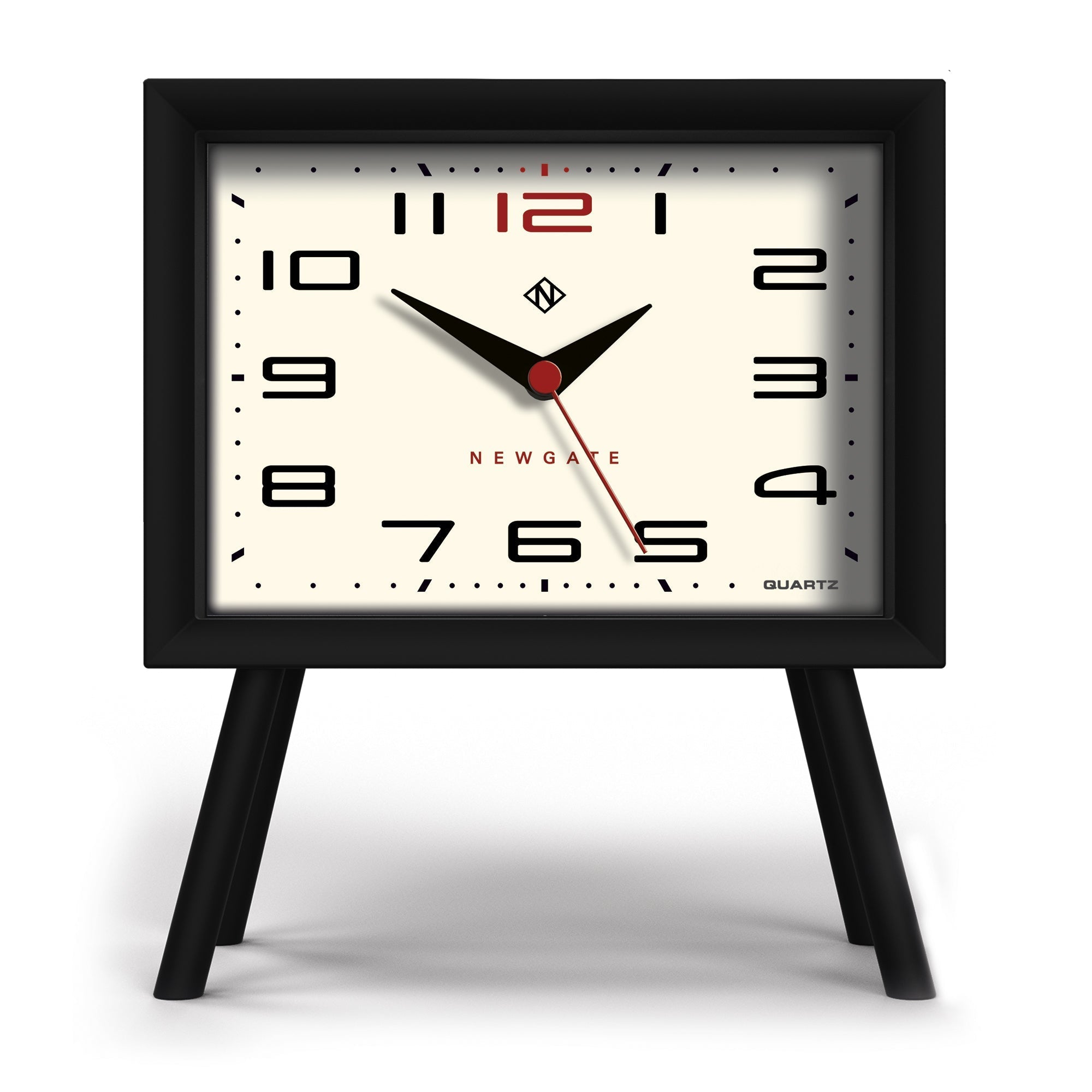Newgate Henry Mantel Clock Neutral Mono II Dial - Desk and Shelf Clock
