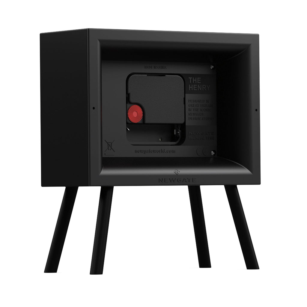 Newgate Henry Mantel Clock Neutral Mono II Dial - Desk and Shelf Clock