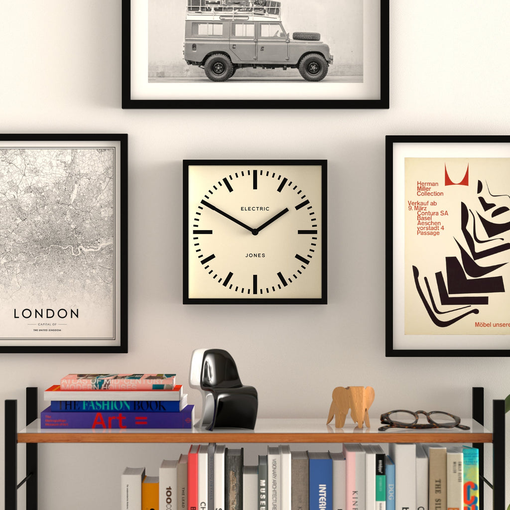 Newgate Jones Box Wall Clock - Black - Wall Clocks