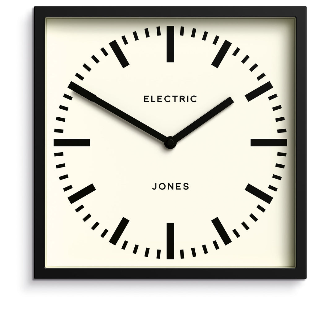 Newgate Jones Box Wall Clock - Black - Wall Clocks