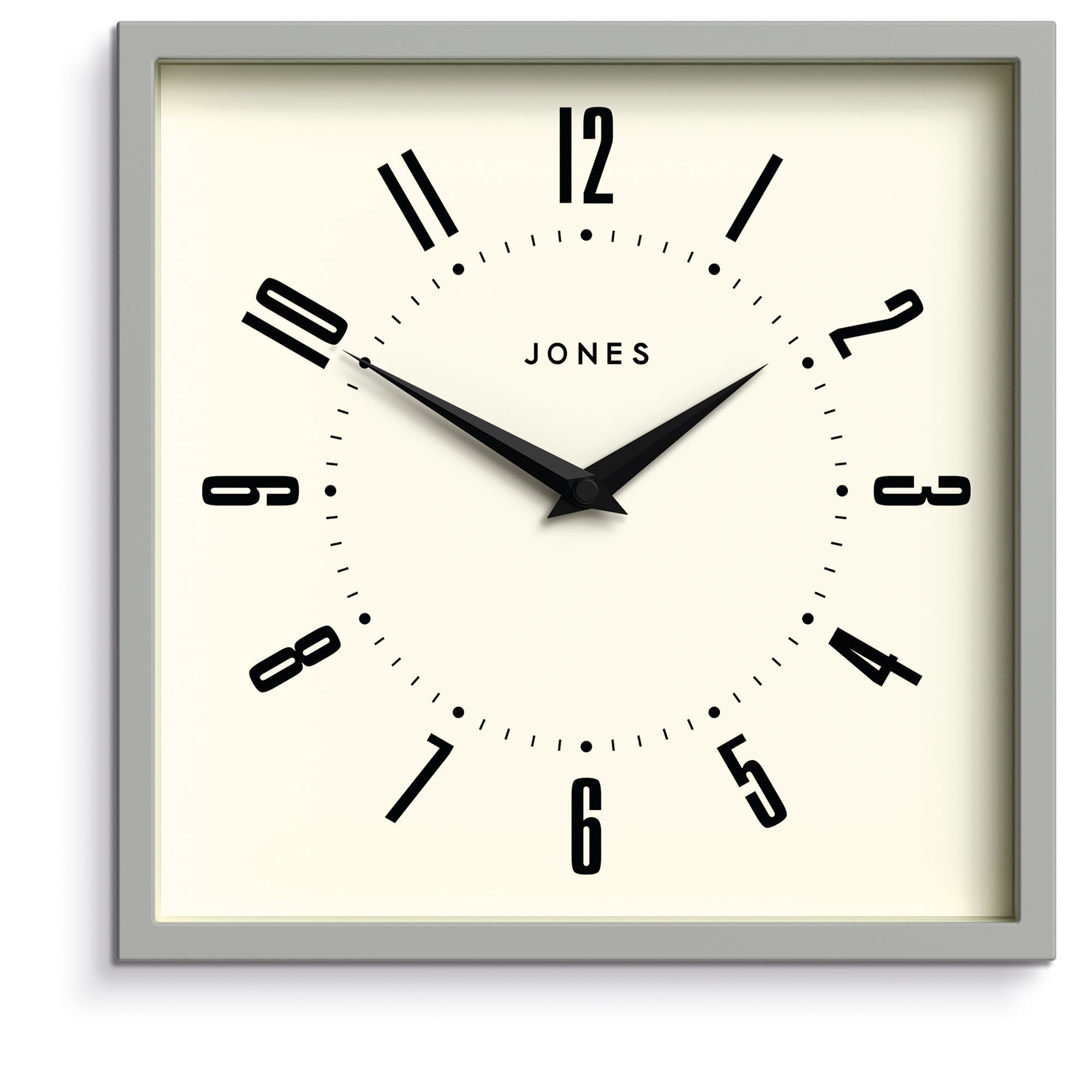Newgate Jones Box Wall Clock - Grey - Wall Clocks