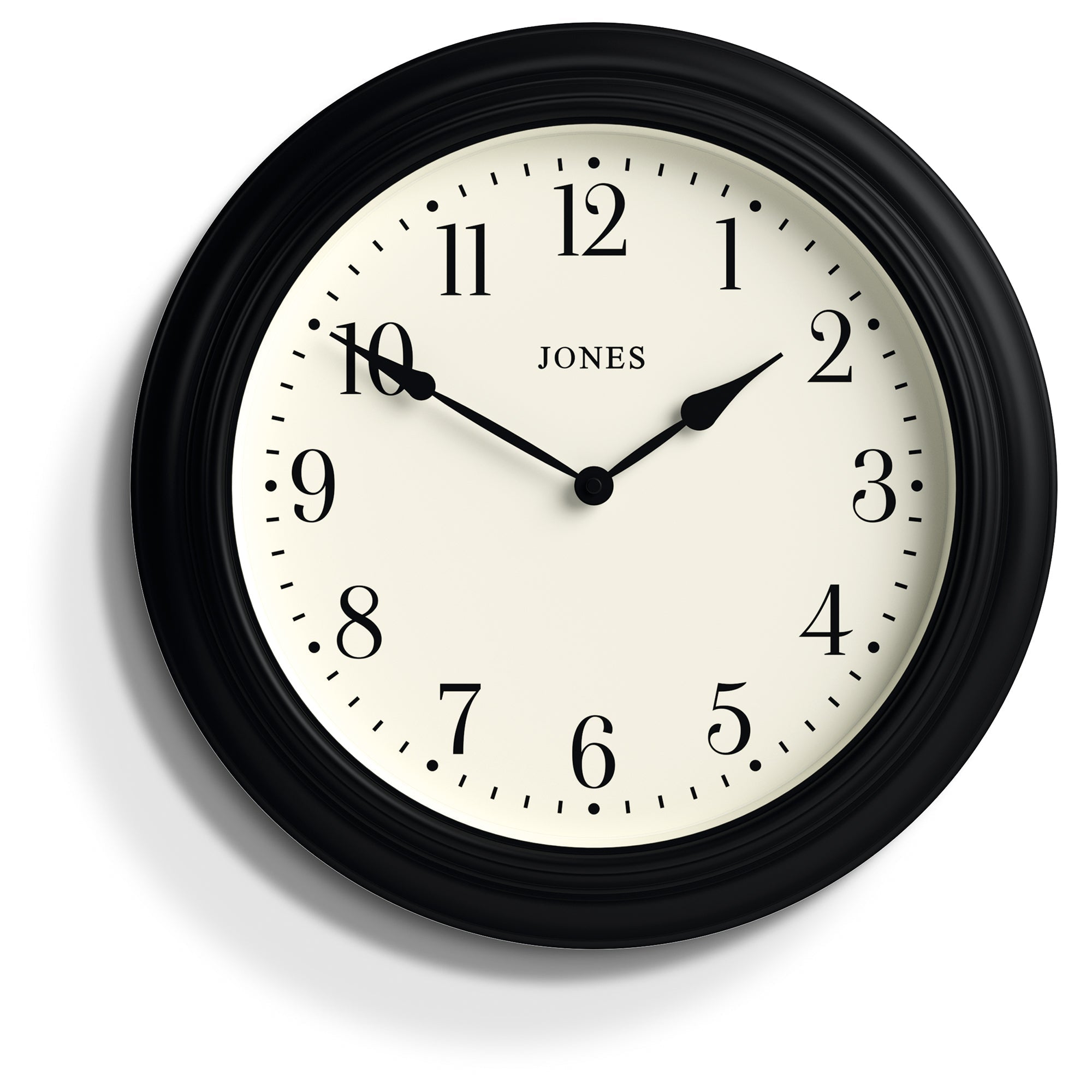 Newgate Jones Supper Club Clock - Black - Wall Clocks