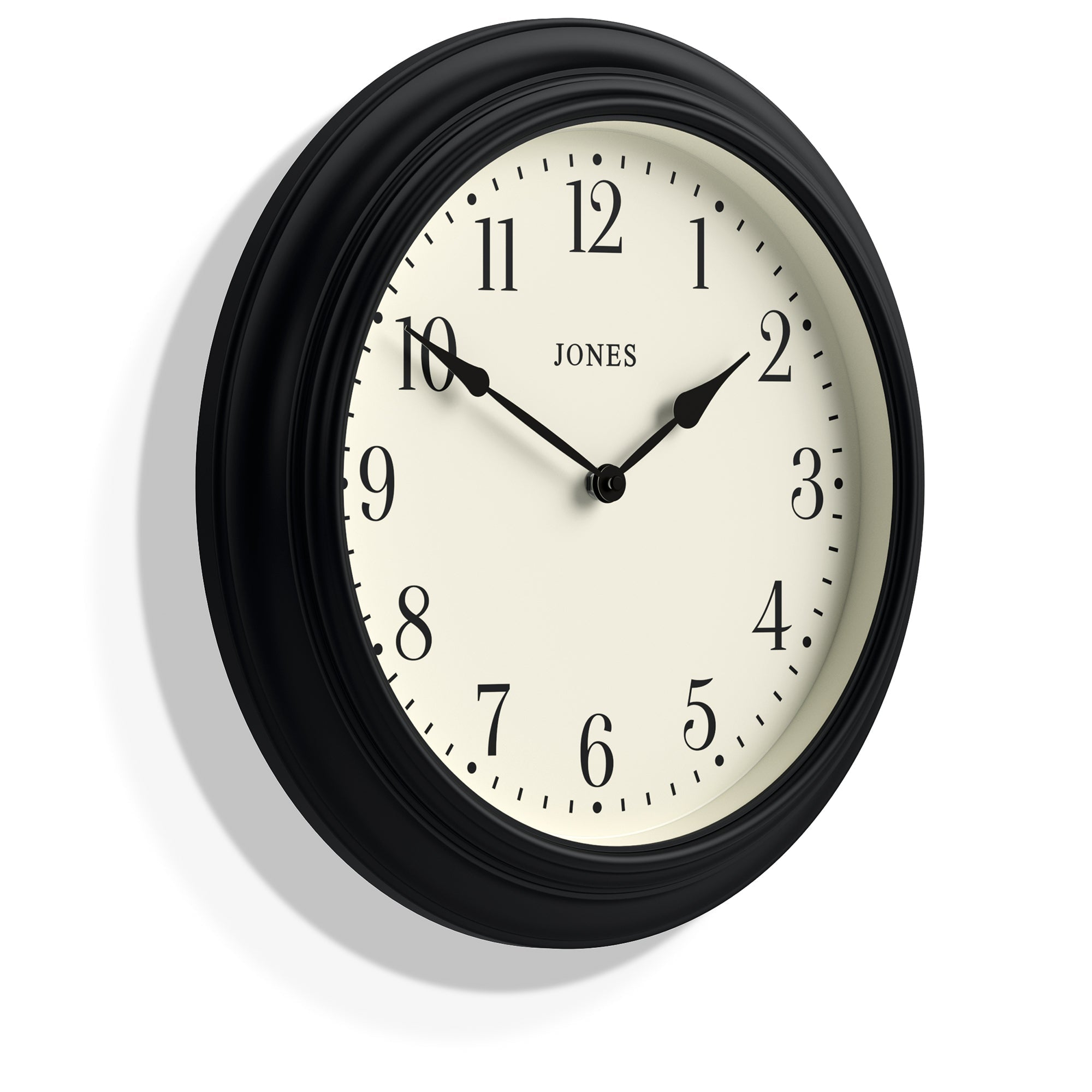 Newgate Jones Supper Club Clock - Black - Wall Clocks