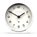 Newgate M Mantel Clock - Pebble White - Desk and Shelf Clock