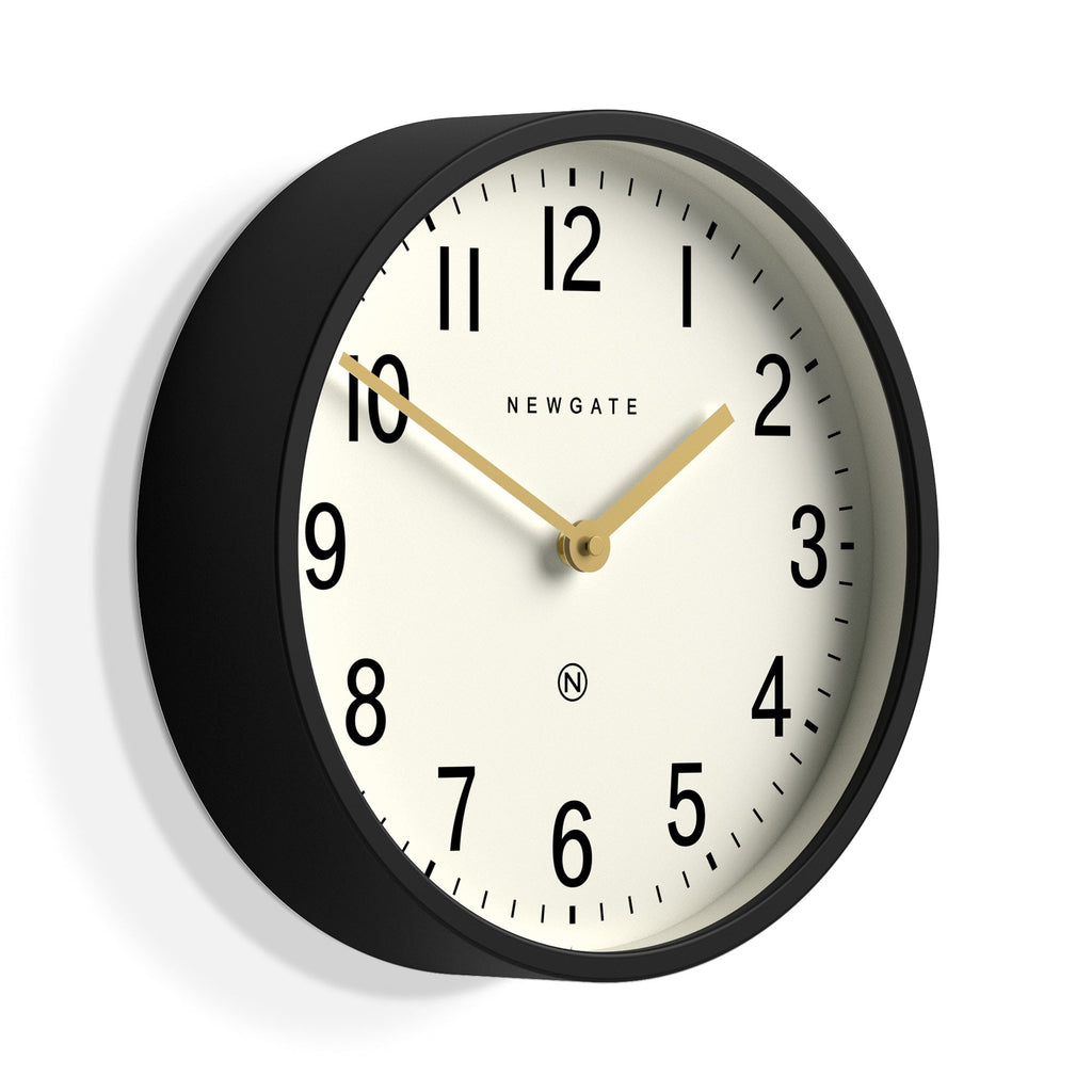 Newgate Master Edwards Wall Clock - Black - Wall Clocks