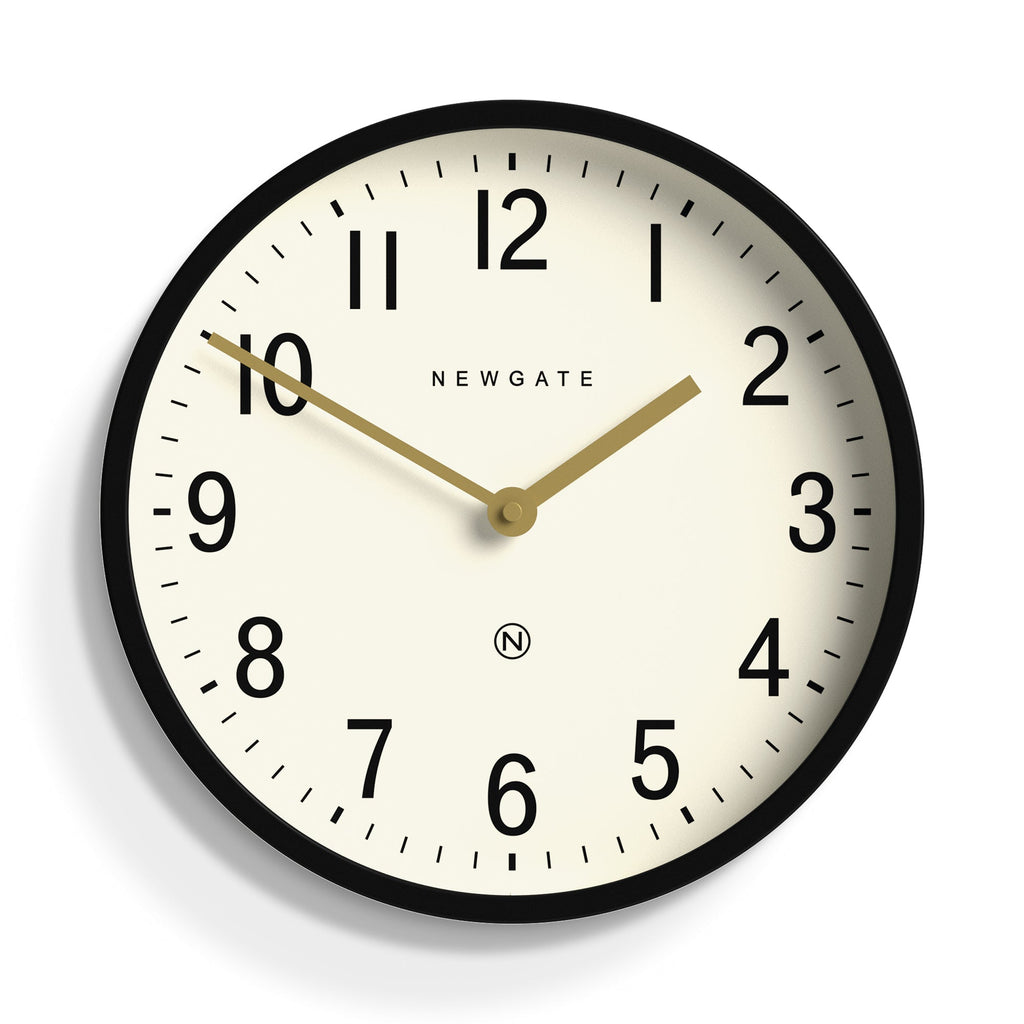 Newgate Master Edwards Wall Clock - Black - Wall Clocks