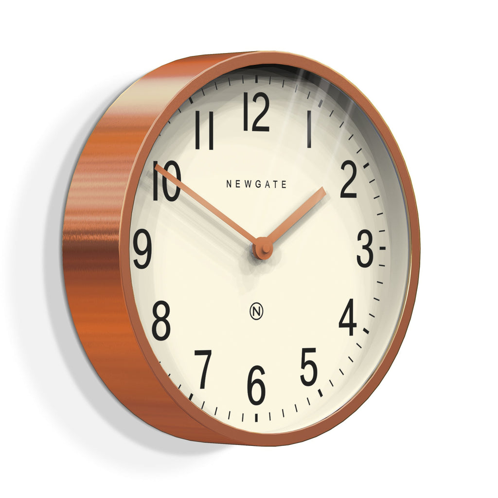 Newgate Master Edwards Wall Clock - Radial Copper - Wall Clocks