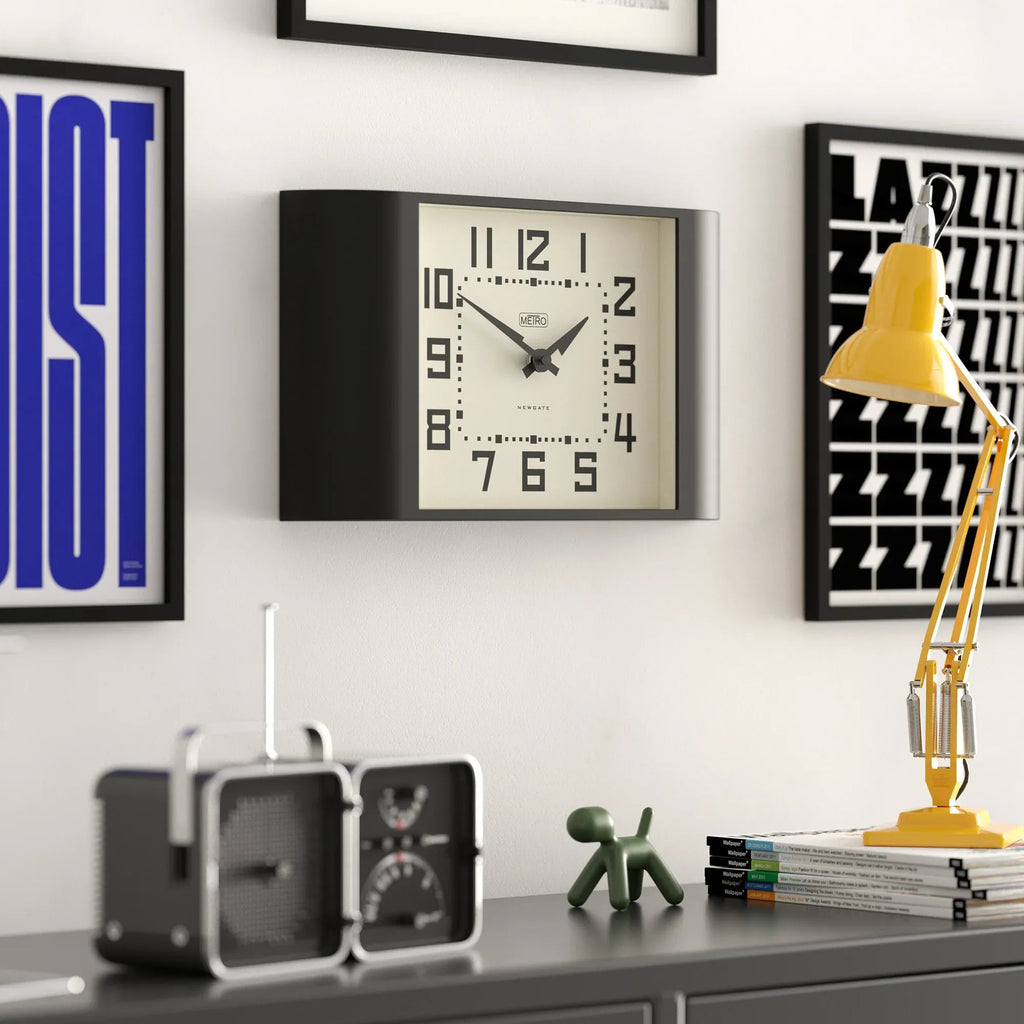 Newgate Metro Wall Clock - Black - Wall Clocks