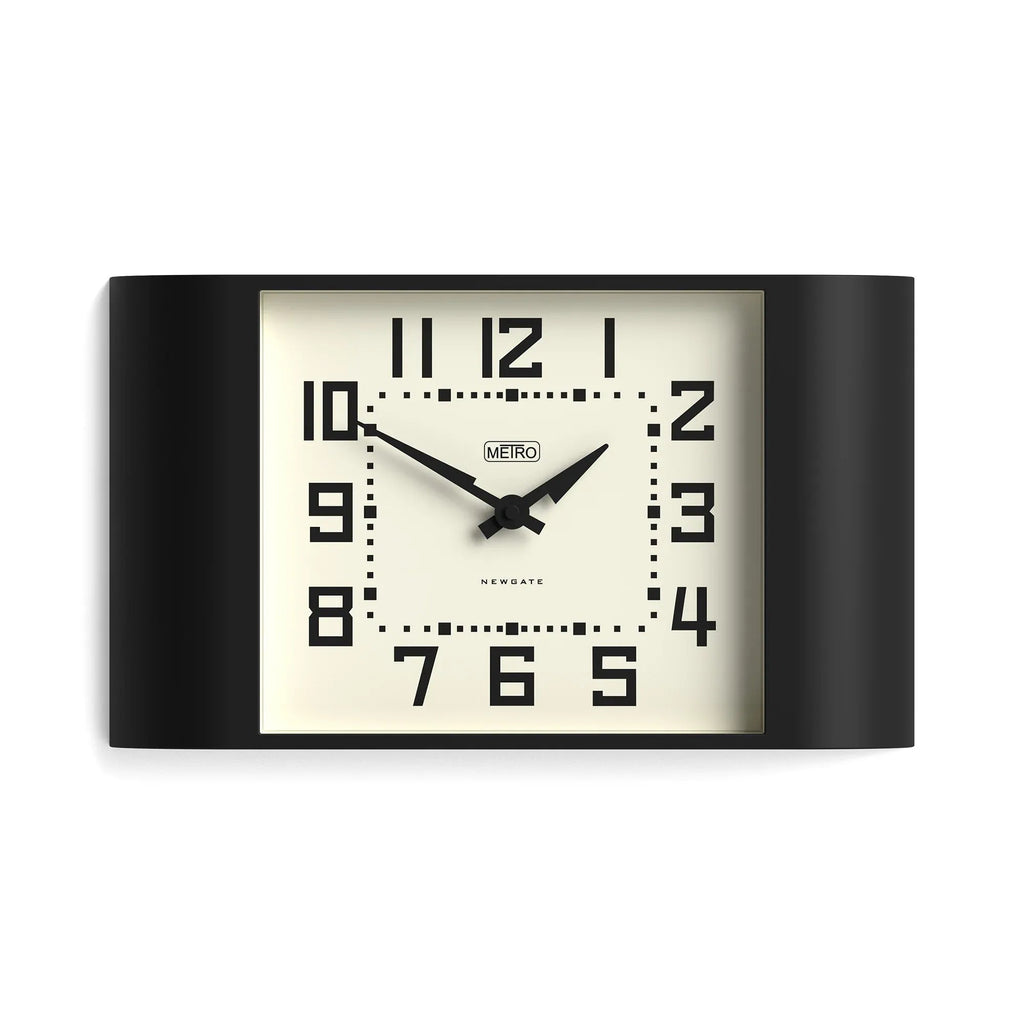 Newgate Metro Wall Clock - Black - Wall Clocks
