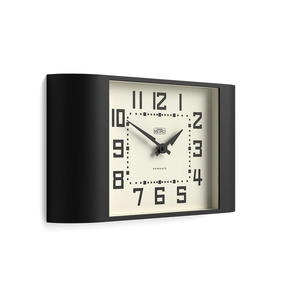 Newgate Metro Wall Clock - Black - Wall Clocks