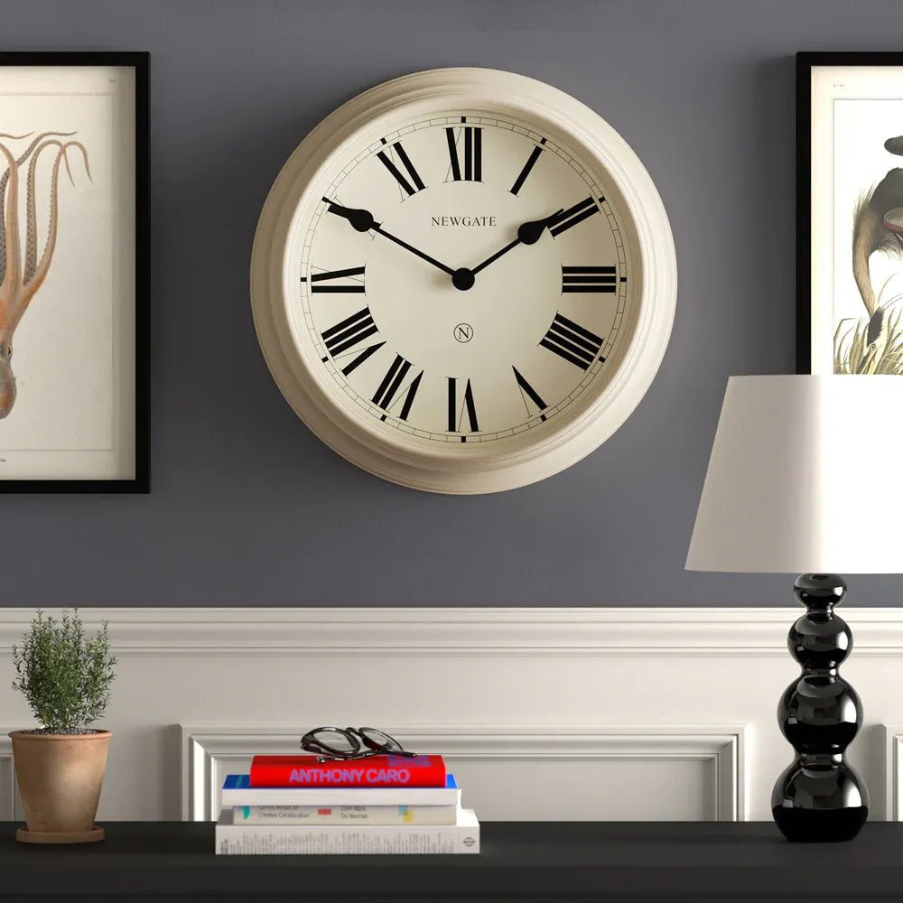 Newgate Notting Hill Wall Clock - Vanilla Cream - Wall Clocks