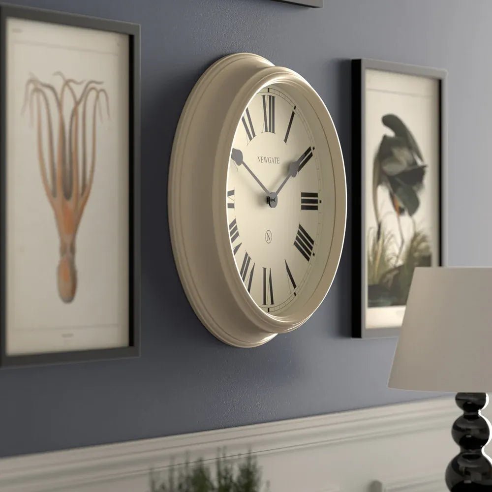 Newgate Notting Hill Wall Clock - Vanilla Cream - Wall Clocks