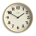 Newgate Number Four Theatre Wall Clock - Faux Wood - Wall Clocks