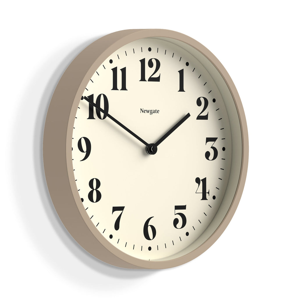 Newgate Number Four Wall Clock - Matte Stone - Wall Clocks