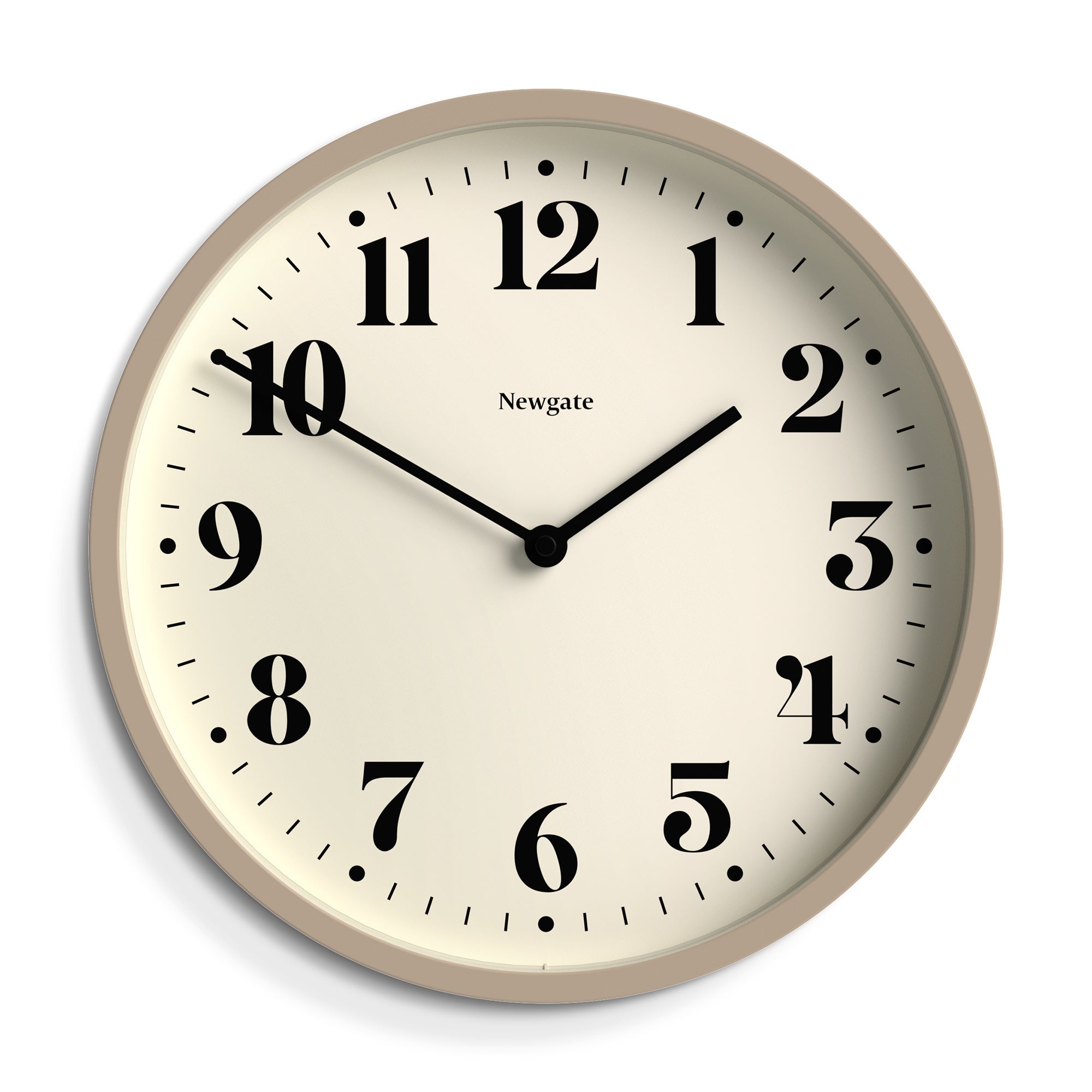 Newgate Number Four Wall Clock - Matte Stone - Wall Clocks