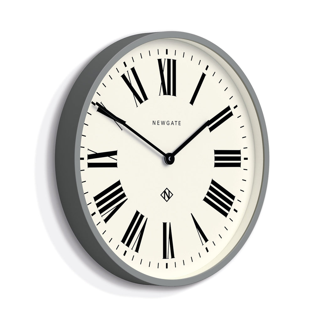 Newgate Number Three - Italian Grey - Wall Clocks