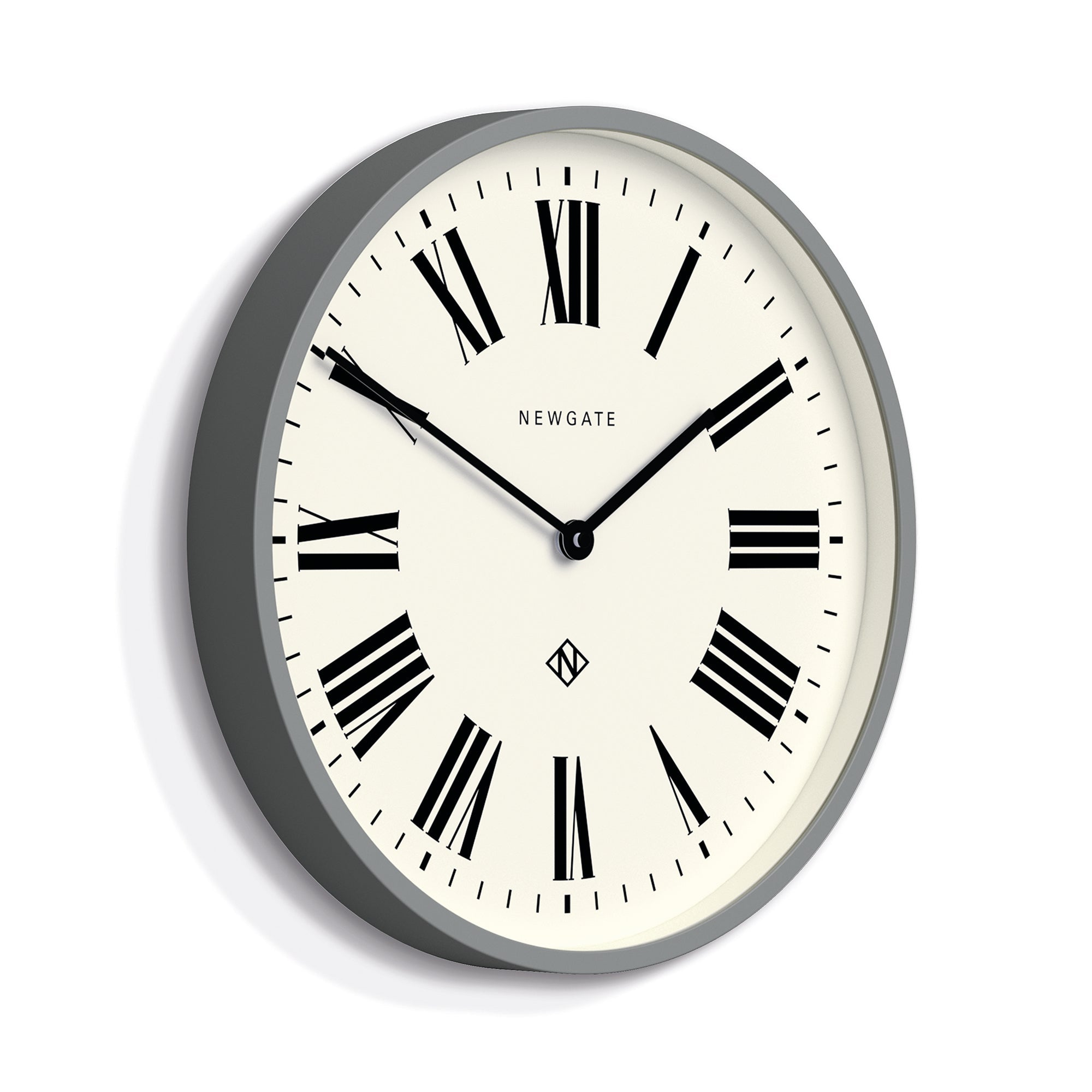 Newgate Number Three - Italian Grey - Wall Clocks