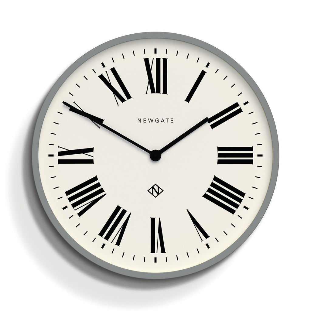 Newgate Number Three - Italian Grey - Wall Clocks