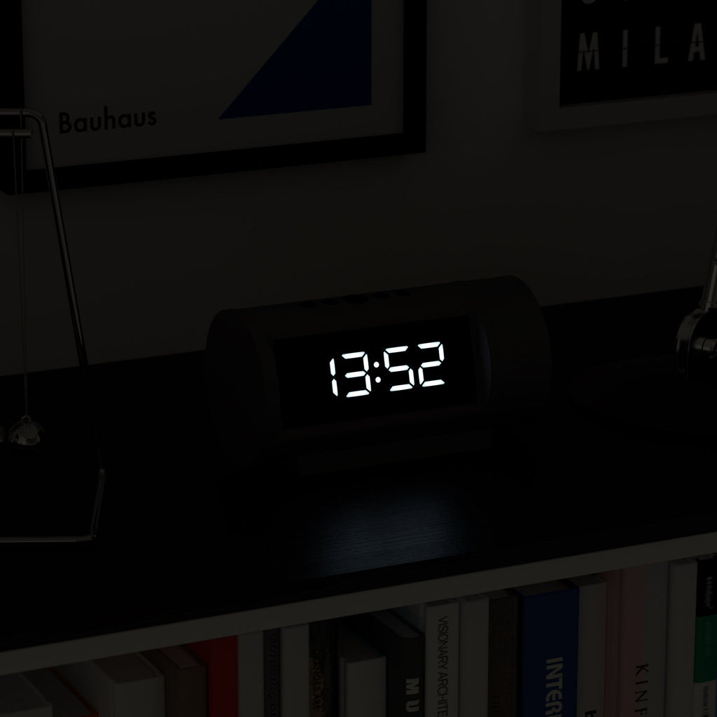 Newgate Pil Led Alarm Clock - Black - Desk Alarms