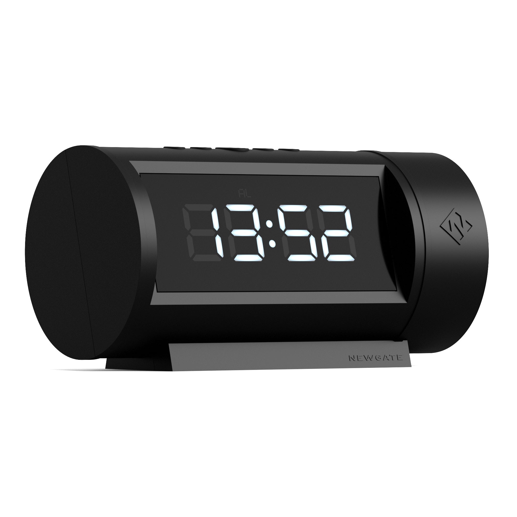 Newgate Pil Led Alarm Clock - Black - Desk Alarms