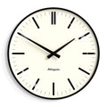 Newgate Radio City Wall Clock Bold Black Marker Dial - Matte Black - Wall Clocks