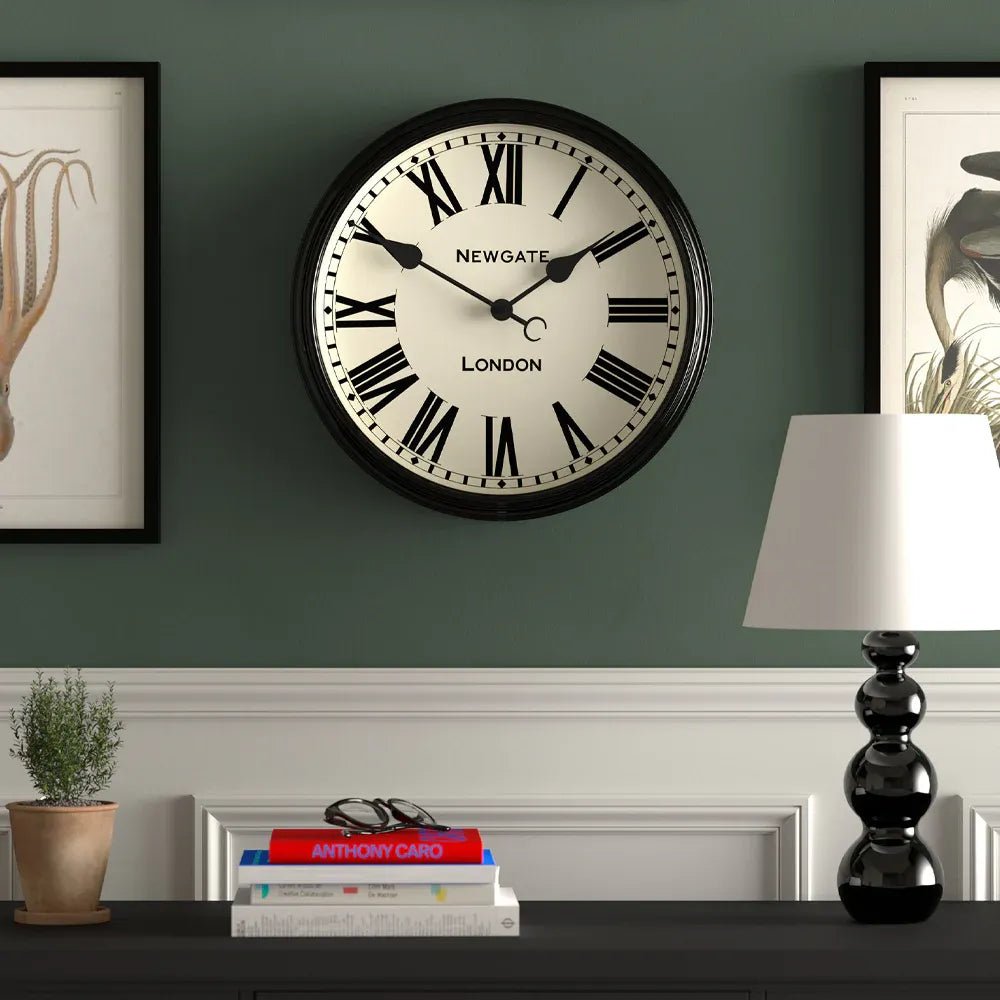 Newgate Spitalfields Wall Clock - Black - Wall Clocks