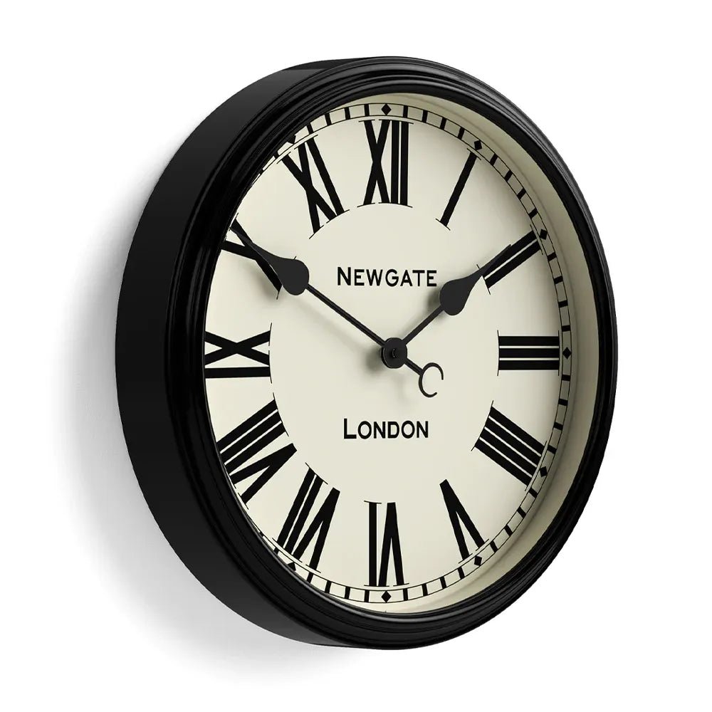 Newgate Spitalfields Wall Clock - Black - Wall Clocks