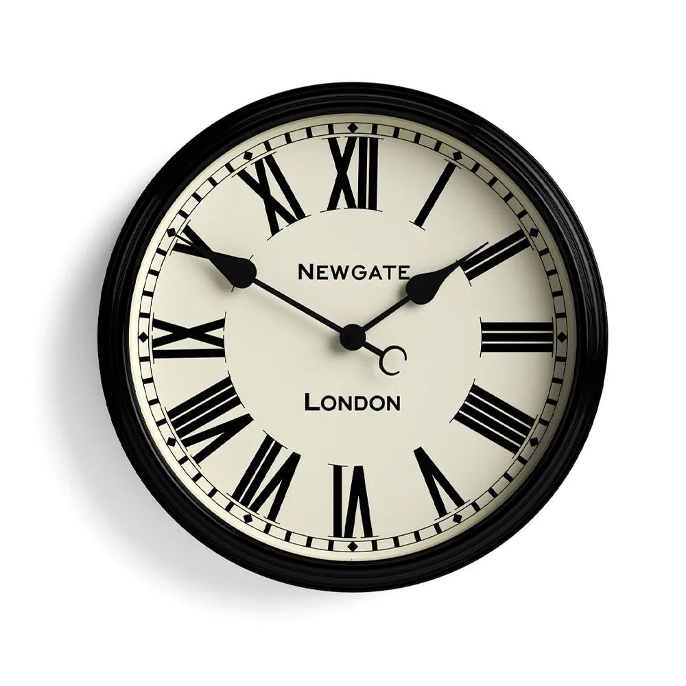 Newgate Spitalfields Wall Clock - Black - Wall Clocks